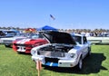 Shelby GT350 In Original Color Scheme Royalty Free Stock Photo