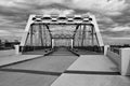 Shelby pedestrian bridge in Nashville Royalty Free Stock Photo