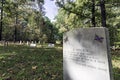 Shelby Springs Confederate Cemetery Royalty Free Stock Photo