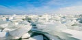 Shelf ice in Marken Royalty Free Stock Photo