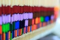 Shelf of Medical Records Royalty Free Stock Photo