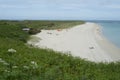 Shell beach on island of Herm Royalty Free Stock Photo