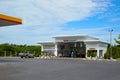 SHELL fuel and gas station and Car repair Royalty Free Stock Photo