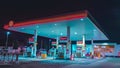 SHELL GAS STATION Royalty Free Stock Photo