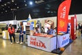 Shell helix booth at performance and lifestlye expo in Pasay, Philippines