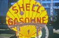 Shell Oil sign Royalty Free Stock Photo