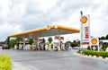 `Shell` petrol station just opened a new service.