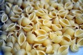 Heart shaped pasta traditional italian food Royalty Free Stock Photo