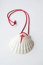 Shell symbol of the Camino of Santiago de Compostela Royalty Free Stock Photo