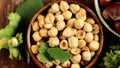 shelled hazelnuts set in round plates.Healthy fats.View from above. Farmed organic ripe hazelnuts