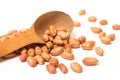 Shelled peanuts Royalty Free Stock Photo