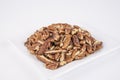 shelled pecans Royalty Free Stock Photo