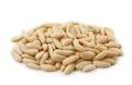 Shelled pine nuts Royalty Free Stock Photo