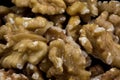Shelled Walnut Halves Close Up View Royalty Free Stock Photo