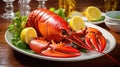 shellfish lobster seafood food whole Royalty Free Stock Photo