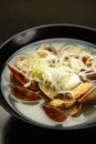 Shellfish soup Royalty Free Stock Photo