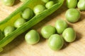 Shelling Peas Royalty Free Stock Photo