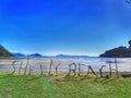 Shelly beach. Coromandel. New Zealand Royalty Free Stock Photo