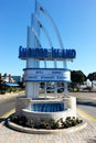 Shelter Island sign in San Diego California USA