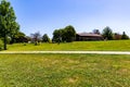 Shelter, lawn, trail Ed Zorinsky Lake Park Omaha Nebraska