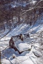 Shelter Limba, Rakytov , Big Fatra mountains, Slovakia Royalty Free Stock Photo