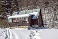 Shelter Limba, Rakytov , Big Fatra mountains, Slovakia Royalty Free Stock Photo