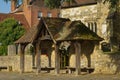 Shelter by church, Midhurst, Sussex, England Royalty Free Stock Photo