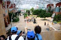 The sheltered area approach to Lake of Dreams from the south at Singapore Sentosa island