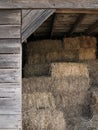 Sheltered Bales of Straw