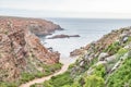 Sheltered boat launch site at Strandfontein Royalty Free Stock Photo