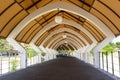 Sheltered Walkway Royalty Free Stock Photo