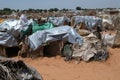 Shelters in Darfur Camp