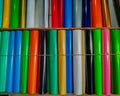 Shelves full of car wrapping roll Royalty Free Stock Photo