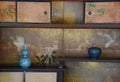 Shelves Japanese tea room Royalty Free Stock Photo