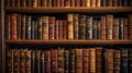 shelves old library building Royalty Free Stock Photo