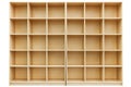 Shelves, Small wooden box with cells Royalty Free Stock Photo