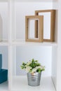 Shelving unit flower and frames