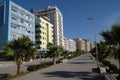 Shengjin coastal city on the Adriatic Sea in Albania