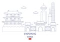 Shenyang City Skyline, China