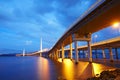 Shenzhen bay bridge, China Royalty Free Stock Photo