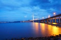 Shenzhen bay bridge, China Royalty Free Stock Photo