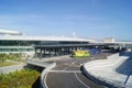 Shenzhen, China: airport highway traffic