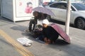 Shenzhen, China: beggar