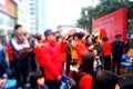Shenzhen, China: blood donation activity show