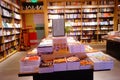 Shenzhen, China: Bookstore indoor landscape, display book variety