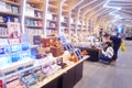 Shenzhen, China: Bookstore indoor landscape, display book variety