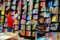 Shenzhen, China: bookstore, people are reading Royalty Free Stock Photo