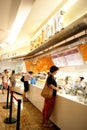 Shenzhen china: bread shops and consumers