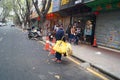 Shenzhen, China: collecting scrap older women
