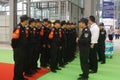 Shenzhen, China: collection of security guards